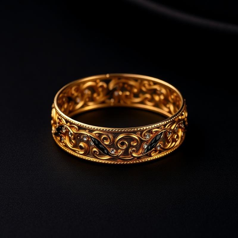 Gold bangles